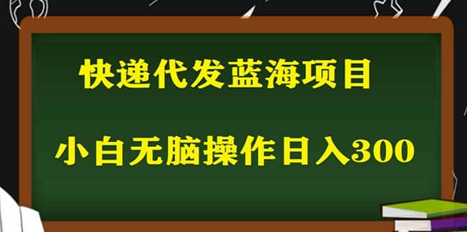 2023最新蓝海快递代发项目，小白零成本照抄-启航创业网