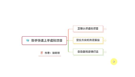 新手如何操作虚拟项目？从0打造月入上万店铺技术【视频课程】-启航创业网