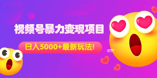 外面收费699的视频号暴力变现项目，日入5000+，简单易操作当天见效果-启航创业网