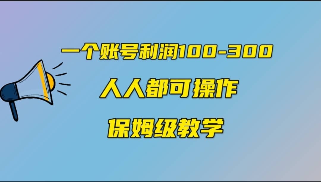 一个账号100-300，有人靠他赚了30多万，中视频另类玩法，任何人都可以做到-启航创业网