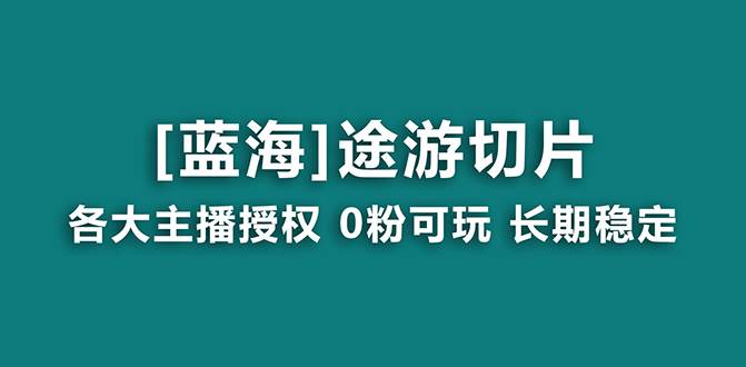 抖音途游切片，龙年第一个蓝海项目，提供授权和素材，长期稳定，月入过万-启航创业网